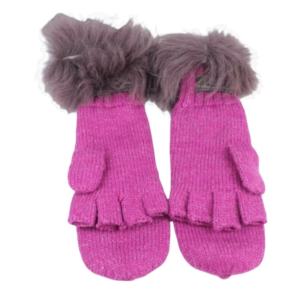 🛍HP🛍 Ugg Australia Nyla Flip Mitten Faux Fur Cuff - Picture 2 of 11